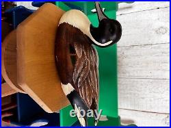Big Sky Carvers Manhattan- MT. Wood Hand Carved Duck Decoy Signed Crafted 2001