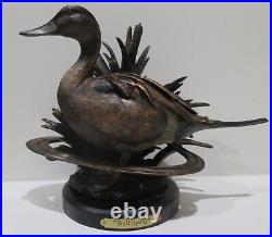 Big Sky Carvers Marc Pierce Bronze Bull Sprig Pintail Duck Decoy Sculpture