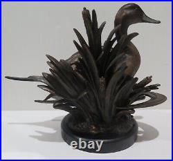 Big Sky Carvers Marc Pierce Bronze Bull Sprig Pintail Duck Decoy Sculpture