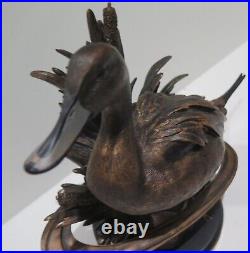 Big Sky Carvers Marc Pierce Bronze Bull Sprig Pintail Duck Decoy Sculpture