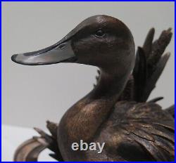 Big Sky Carvers Marc Pierce Bronze Bull Sprig Pintail Duck Decoy Sculpture