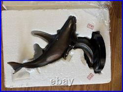 Big Sky Carvers Marc Pierce Signed Orca Sculpture Resin Patina Finish Boxed