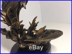 Big Sky Carvers Marc Pierce The Bay Sentinel Bronze Sculpture Heron A104 Demdaco