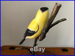 Big Sky Carvers Master's Edition Flying Sunshine Goldfinch by Artist Ken White