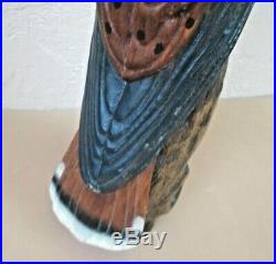 Big Sky Carvers Master's Edition Woodcarving Falcon on Stump Ltd Series #200/450