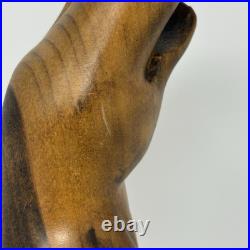 Big Sky Carvers Master's Edition Wooden Diving Otter By BJ Williams (Broken Paw)