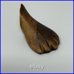 Big Sky Carvers Master's Edition Wooden Diving Otter By BJ Williams (Broken Paw)