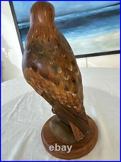 Big Sky Carvers Masters Edition 12 Red Tail Hawk 432/1250 KW White Hand Carved