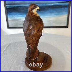 Big Sky Carvers Masters Edition 12 Red Tail Hawk 432/1250 KW White Hand Carved