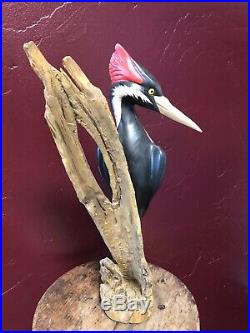 Big Sky Carvers Masters Edition 36/1250 Wood Carved Ivory Billed Woodpecker
