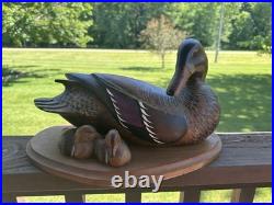 Big Sky Carvers Masters Edition Duck Decoy Mallard Hen Ducklings Limited 432/950