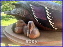 Big Sky Carvers Masters Edition Duck Decoy Mallard Hen Ducklings Limited 432/950