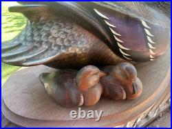 Big Sky Carvers Masters Edition Duck Decoy Mallard Hen Ducklings Limited 432/950