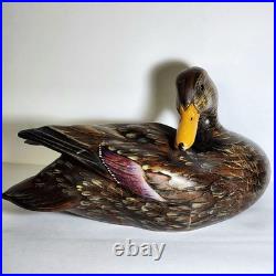 Big Sky Carvers Masters Edition John Gewerth Duck Signed 14 Wood Sculpture