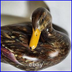 Big Sky Carvers Masters Edition John Gewerth Duck Signed 14 Wood Sculpture