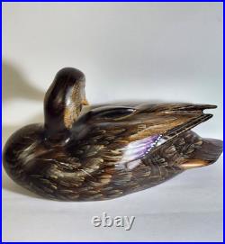 Big Sky Carvers Masters Edition John Gewerth Duck Signed 14 Wood Sculpture