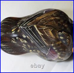 Big Sky Carvers Masters Edition John Gewerth Duck Signed 14 Wood Sculpture