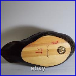 Big Sky Carvers Masters Edition John Gewerth Duck Signed 14 Wood Sculpture
