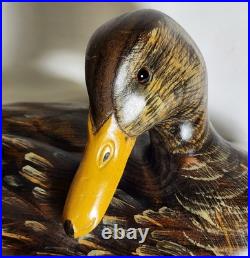 Big Sky Carvers Masters Edition John Gewerth Duck Signed 14 Wood Sculpture