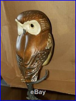 Big Sky Carvers Masters Edition Owl Carving K. W. White Shooting Trophie shotgun
