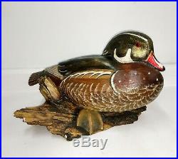 Big Sky Carvers Masters Edition Woodcarving Full Size Wood Duck Decoy USA