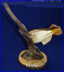 Big Sky Carvers Masters Edition Woodcarving Hawk Bird 32/1250 KW White Decoy