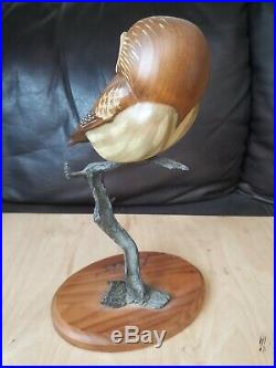 Big Sky Carvers Masters Edition Woodcarving Owl 282/950 K. W. White by Ken White