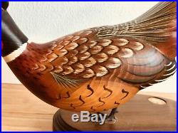 Big Sky Carvers Masters Edition Woodcarving Pheasant 191/1250 Bob Gage Decor