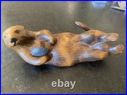 Big Sky Carvers Masters Edition Woodcarving Sea Otter. Figurine 1/1250