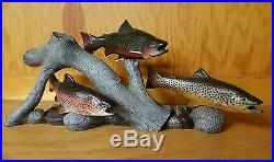 Big Sky Carvers Masters Edition Woodcarving, Trout, Rainbow Brook Brown 493/1250