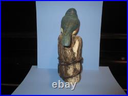 Big Sky Carvers Masters' Edition blue bird on fence post no. 1154/1250