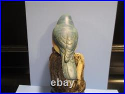 Big Sky Carvers Masters' Edition blue bird on fence post no. 1154/1250