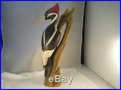 Big Sky Carvers Masters Limited Edition Billed Woodpecker #164 Of 1250, 17 Tall