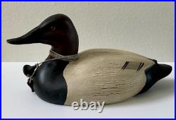 Big Sky Carvers Montana 2007 Canvasback Carved Wood Duck 14.5 Signed Numbered