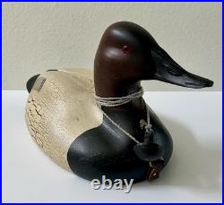 Big Sky Carvers Montana 2007 Canvasback Carved Wood Duck 14.5 Signed Numbered