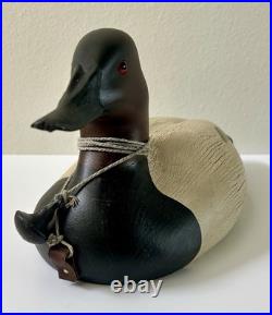 Big Sky Carvers Montana 2007 Canvasback Carved Wood Duck 14.5 Signed Numbered