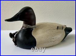 Big Sky Carvers Montana 2007 Canvasback Carved Wood Duck 14.5 Signed Numbered