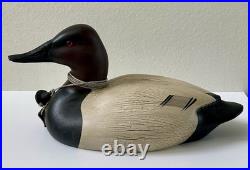 Big Sky Carvers Montana 2007 Canvasback Carved Wood Duck 14.5 Signed Numbered