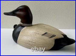 Big Sky Carvers Montana 2007 Canvasback Carved Wood Duck 14.5 Signed Numbered