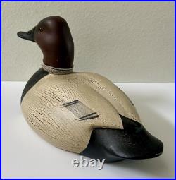 Big Sky Carvers Montana 2007 Canvasback Carved Wood Duck 14.5 Signed Numbered