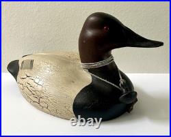 Big Sky Carvers Montana 2007 Canvasback Carved Wood Duck 14.5 Signed Numbered