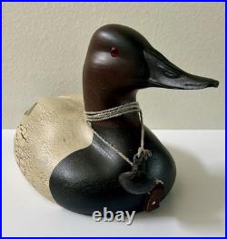 Big Sky Carvers Montana 2007 Canvasback Carved Wood Duck 14.5 Signed Numbered