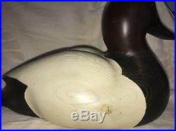 Big Sky Carvers Montana Canvasback Duck Decoy Wood Signed