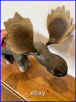 Big Sky Carvers Montana Large Wood Moose
