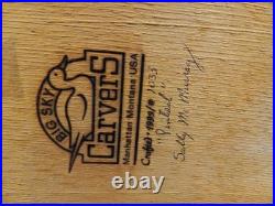 Big Sky Carvers Montana Pintail Duck Signed Sally McMurray
