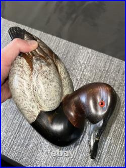 Big Sky Carvers Montana USA 1999 Canvasback Carved Wood Duck 12