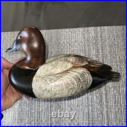 Big Sky Carvers Montana USA 1999 Canvasback Carved Wood Duck 12