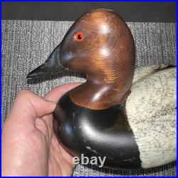 Big Sky Carvers Montana USA 1999 Canvasback Carved Wood Duck 12