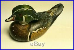 Big Sky Carvers Montana Wood Duck Decoy Handcrafted Signed & Numbered S&n #/1999