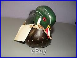Big Sky Carvers Montana Wood Duck Decoy Handcrafted Signed & Numbered S&n 2006